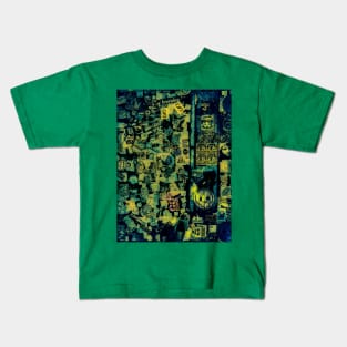 Acid Green Street Stickers NYC Kids T-Shirt